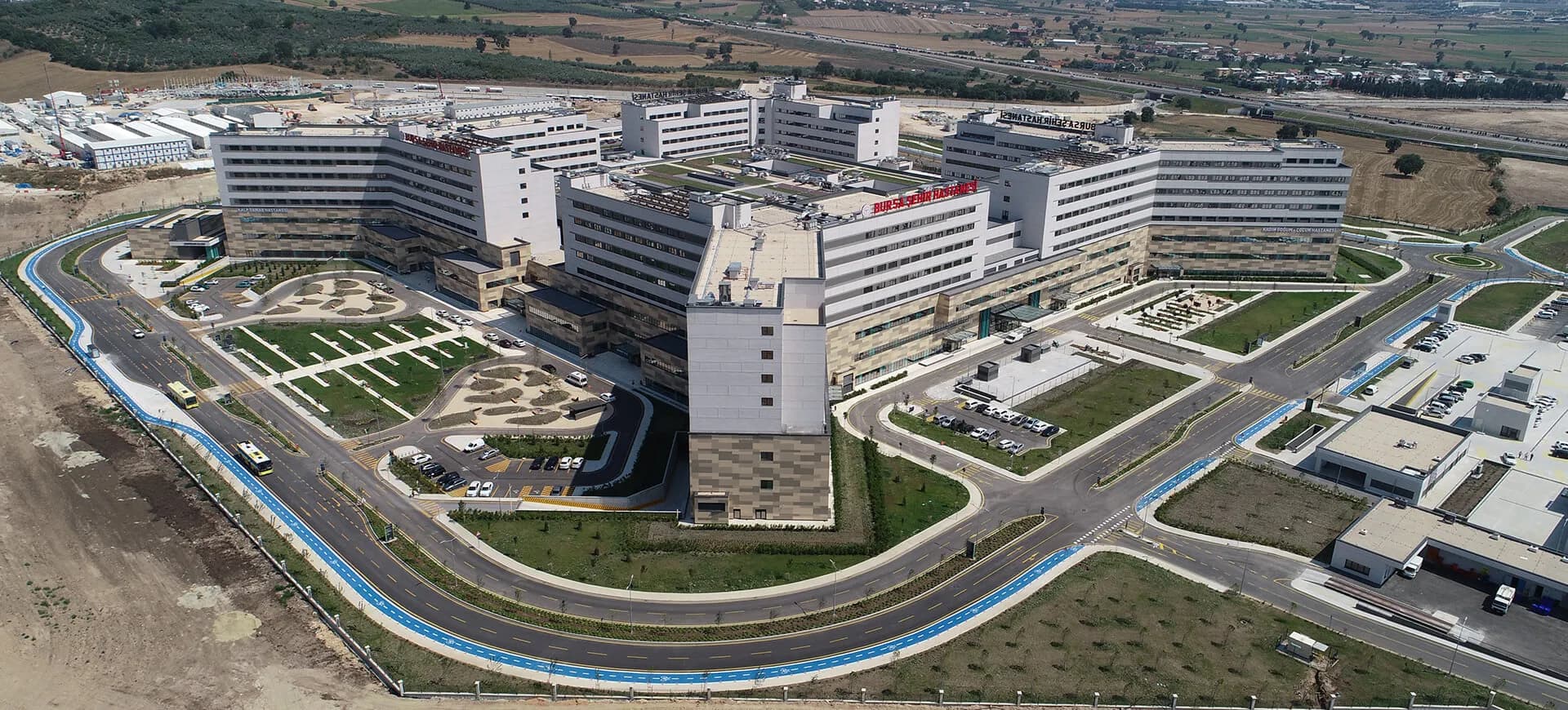 Exterior view of Bursa Integrated Health Campus