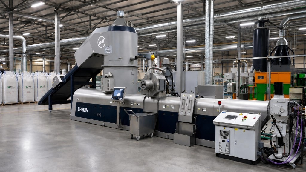 CSR Plastic EREMA extrusion line